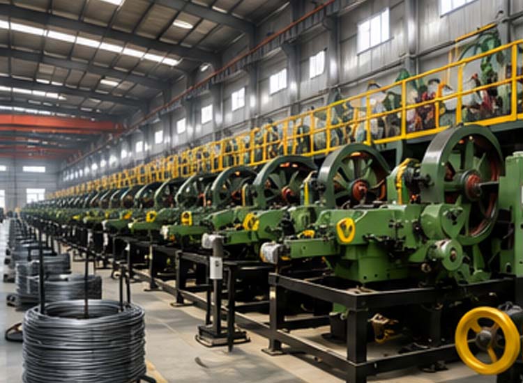 alt="high speed nail making machine production line for industrial nail manufacturing"