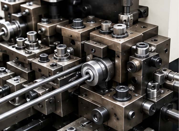 alt="precision nail head forming mechanism in automatic nail making machine"