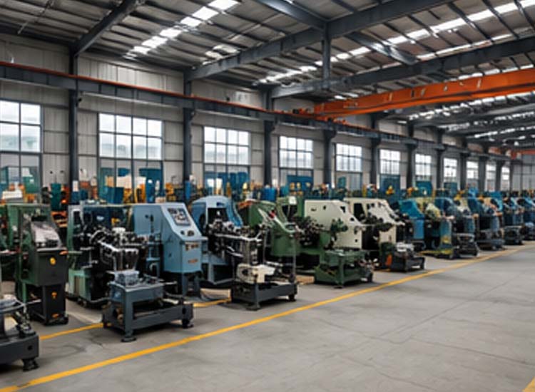 alt="modern nail manufacturing factory using automatic nail making machines for efficient production"