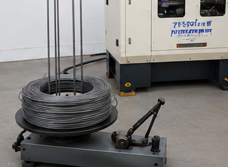 Cutting mechanism of nail making machine precisely cutting wire into nail blanks