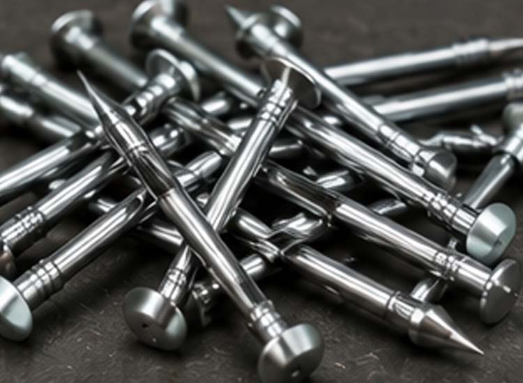 alt="finished wire nails with smooth surface uniform size and high quality finish"