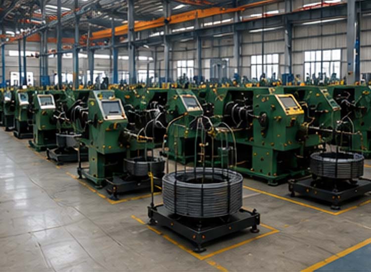 alt="modern nail manufacturing workshop equipped with automatic nail production machines"