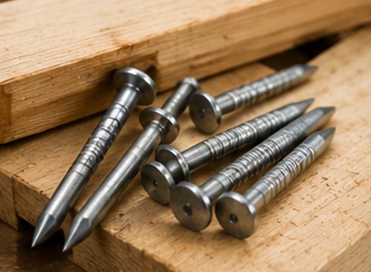 alt="pallet nails used for wooden pallets crates boxes and industrial packaging applications"