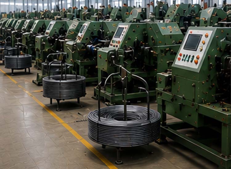 alt="complete automatic nail production line including wire drawing machine nail making machine and packaging system"