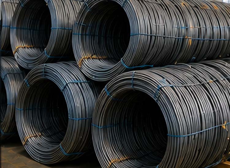 alt="steel wire raw materials prepared for wire nail manufacturing and automatic nail production process"
