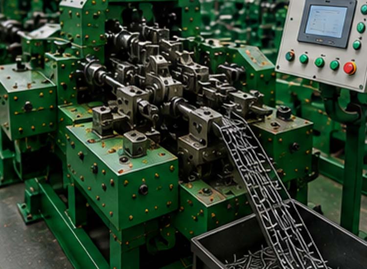 alt="precision automatic nail making machine producing high quality wire nails with stable and efficient manufacturing"