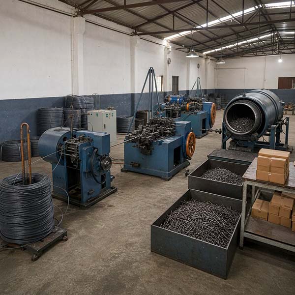 Medium-Scale Nail Production Line
