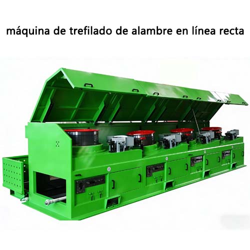 máquina de trefilado de alambre en línea recta