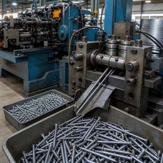 Automated Nail Production Line for Large Factories
